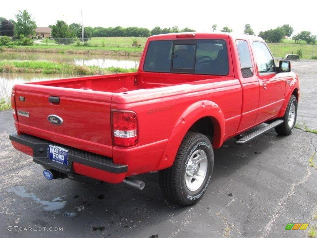 2009 Ranger Sport SuperCab - Torch Red / Medium Dark Flint photo #2