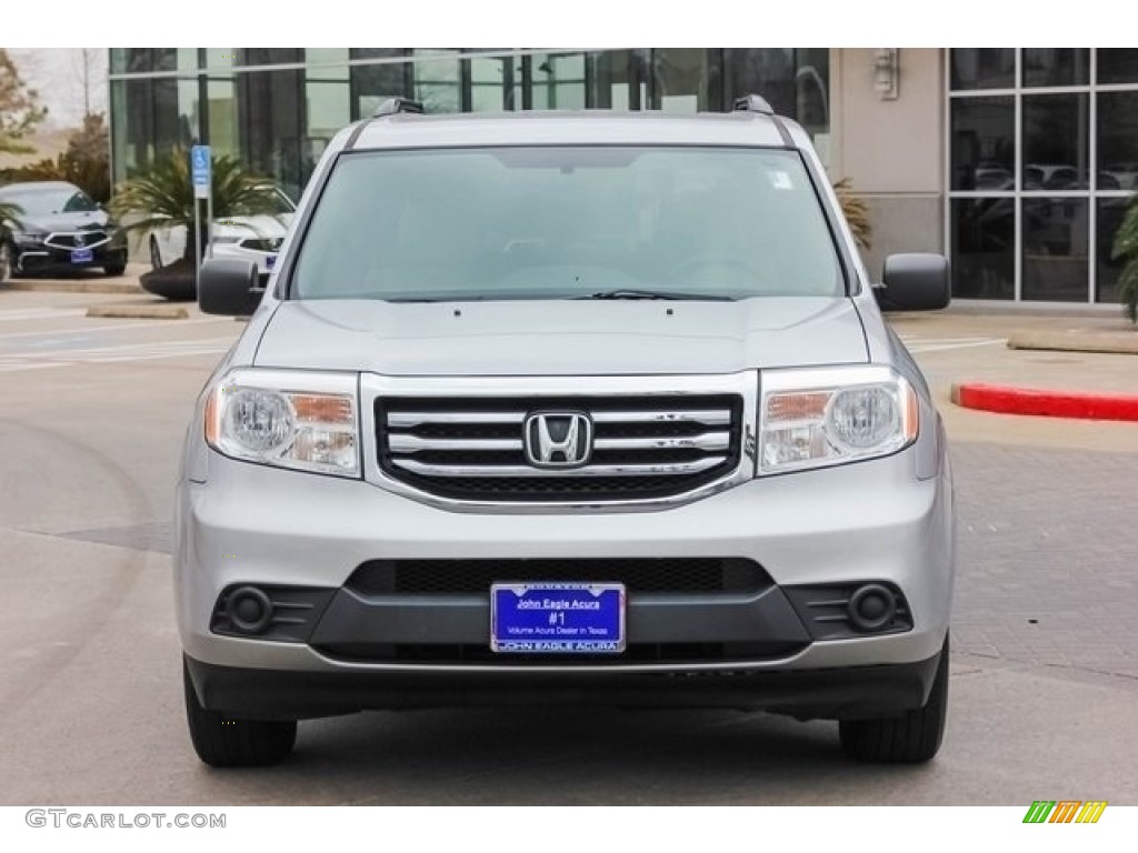 2015 Pilot LX - Alabaster Silver Metallic / Gray photo #2