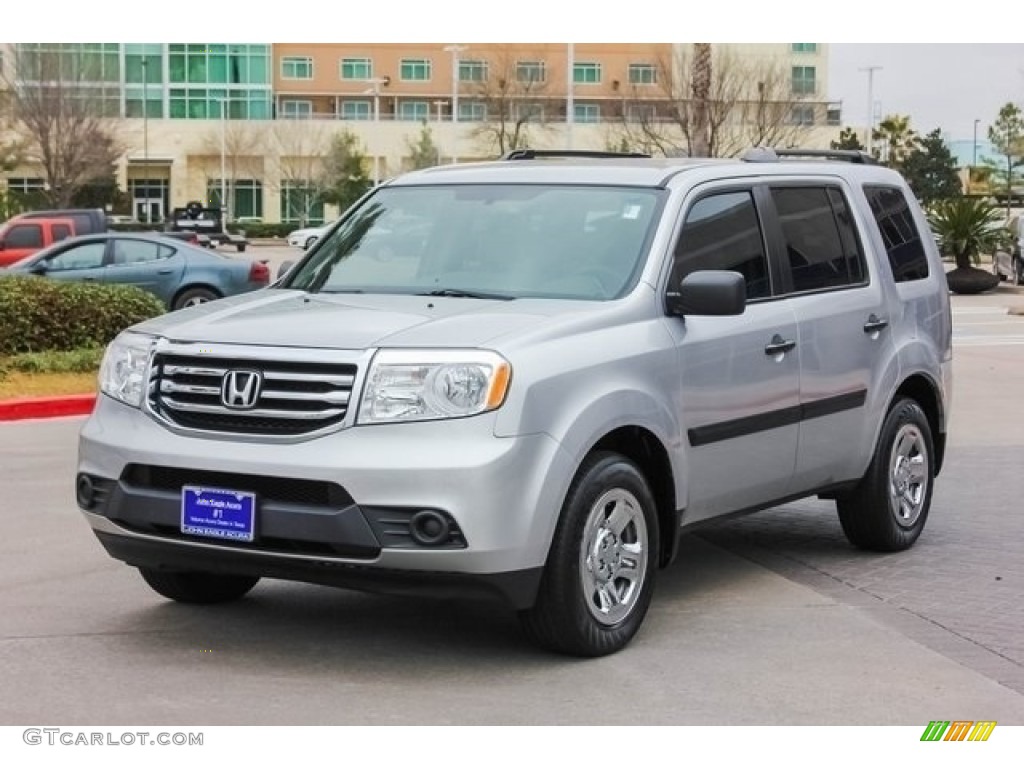 2015 Pilot LX - Alabaster Silver Metallic / Gray photo #3