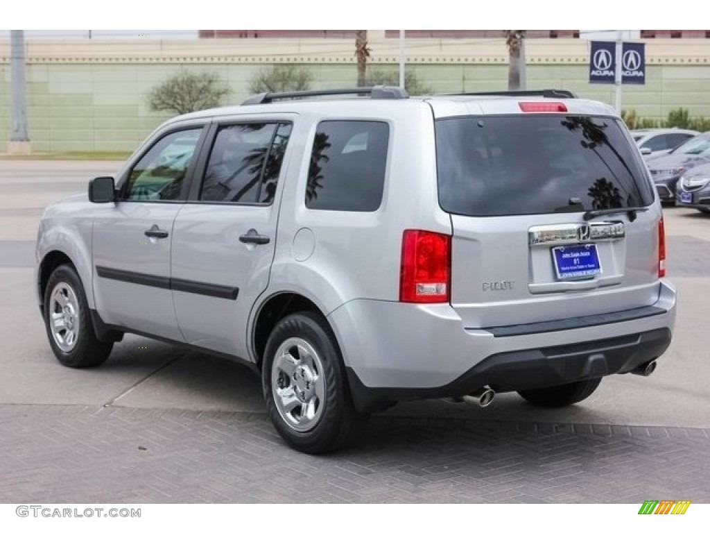 2015 Pilot LX - Alabaster Silver Metallic / Gray photo #5