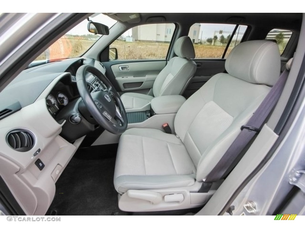 2015 Pilot LX - Alabaster Silver Metallic / Gray photo #18