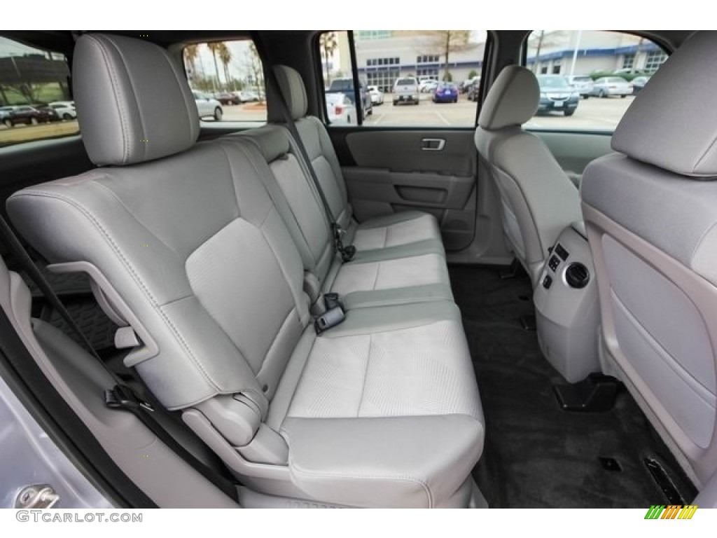 2015 Pilot LX - Alabaster Silver Metallic / Gray photo #24