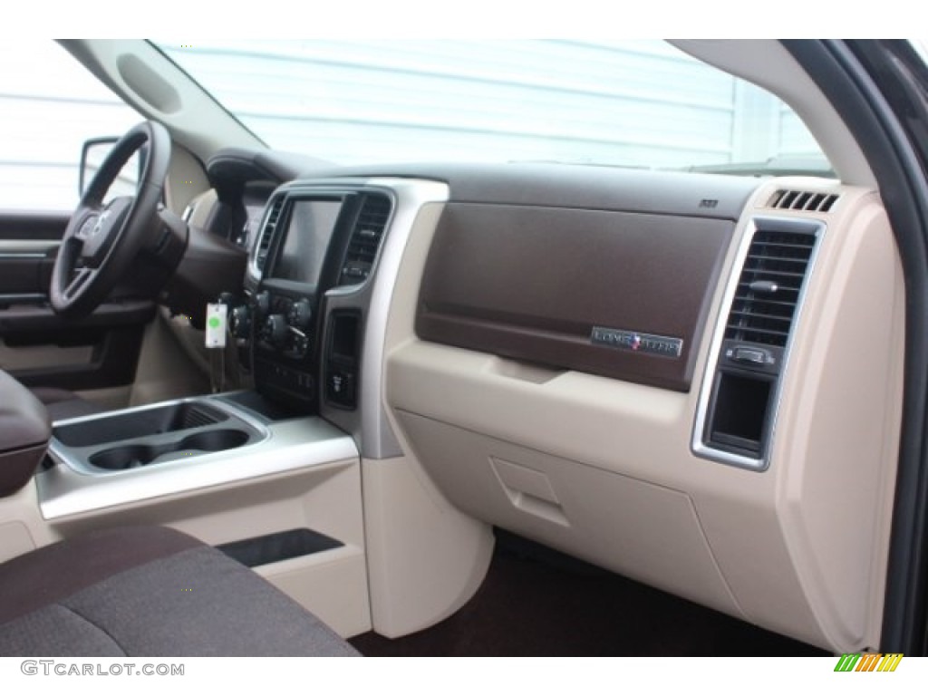 2017 1500 Big Horn Crew Cab - Luxury Brown Pearl / Canyon Brown/Light Frost Beige photo #36