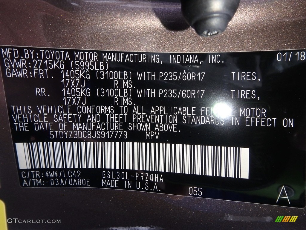 2018 Sienna XLE - Toasted Walnut Pearl / Bisque photo #11
