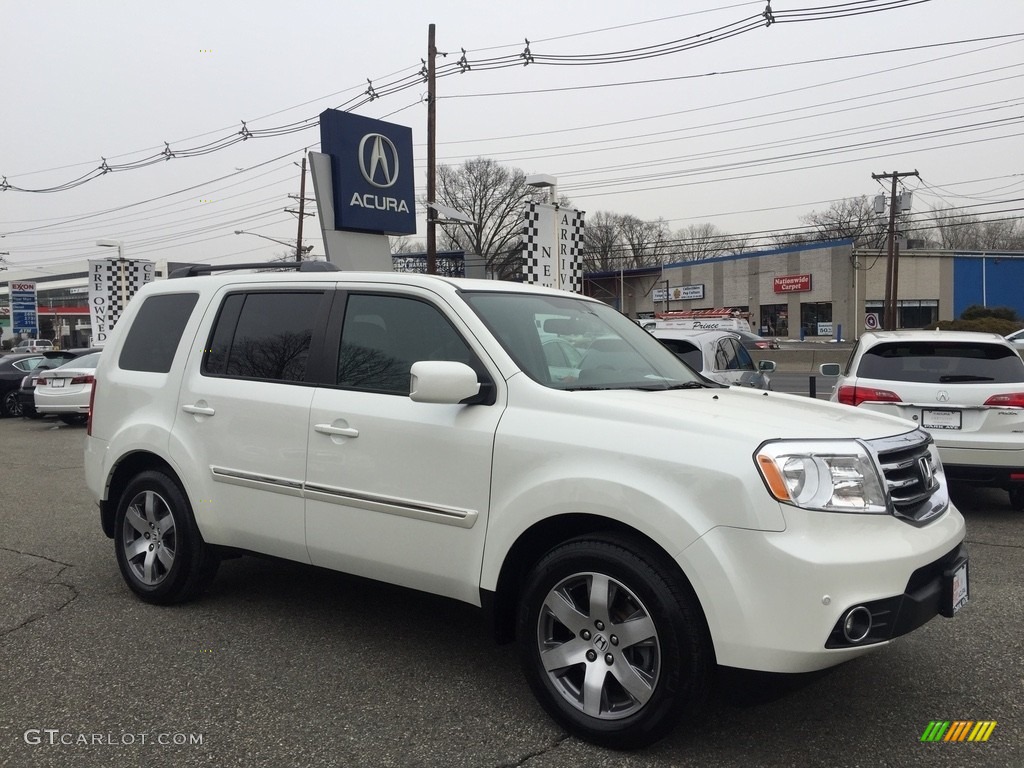 2015 Pilot Touring 4WD - White Diamond Pearl / Gray photo #1