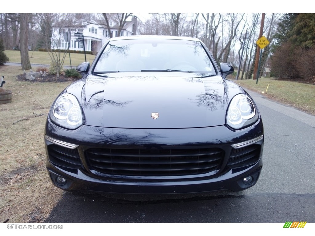 2015 Cayenne Diesel - Moonlight Blue Metallic / Black/Luxor Beige photo #2