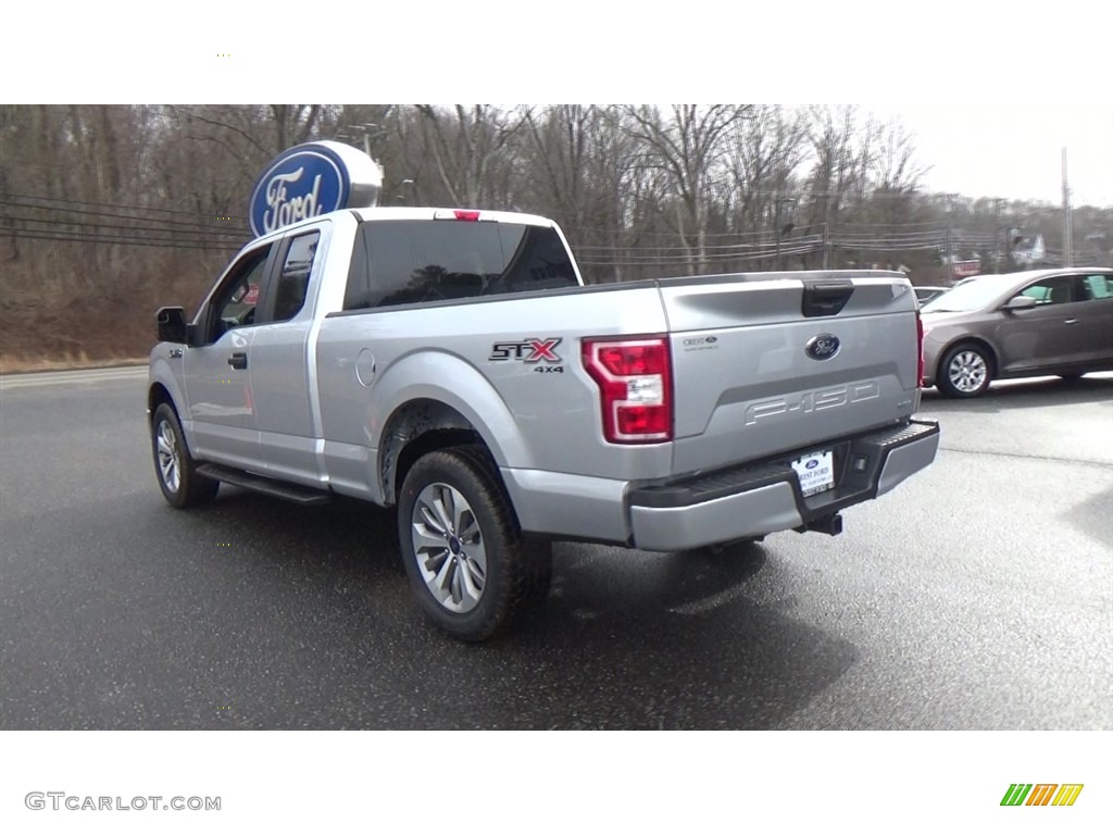 2018 F150 STX SuperCab 4x4 - Ingot Silver / Black photo #5