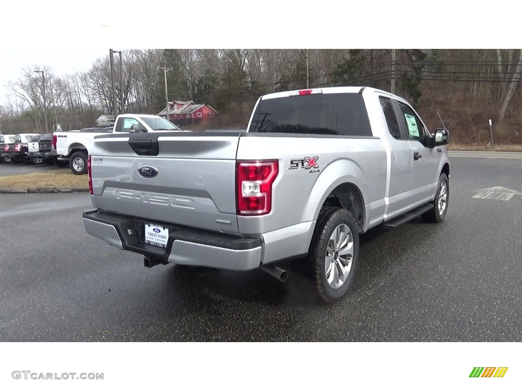 2018 F150 STX SuperCab 4x4 - Ingot Silver / Black photo #7