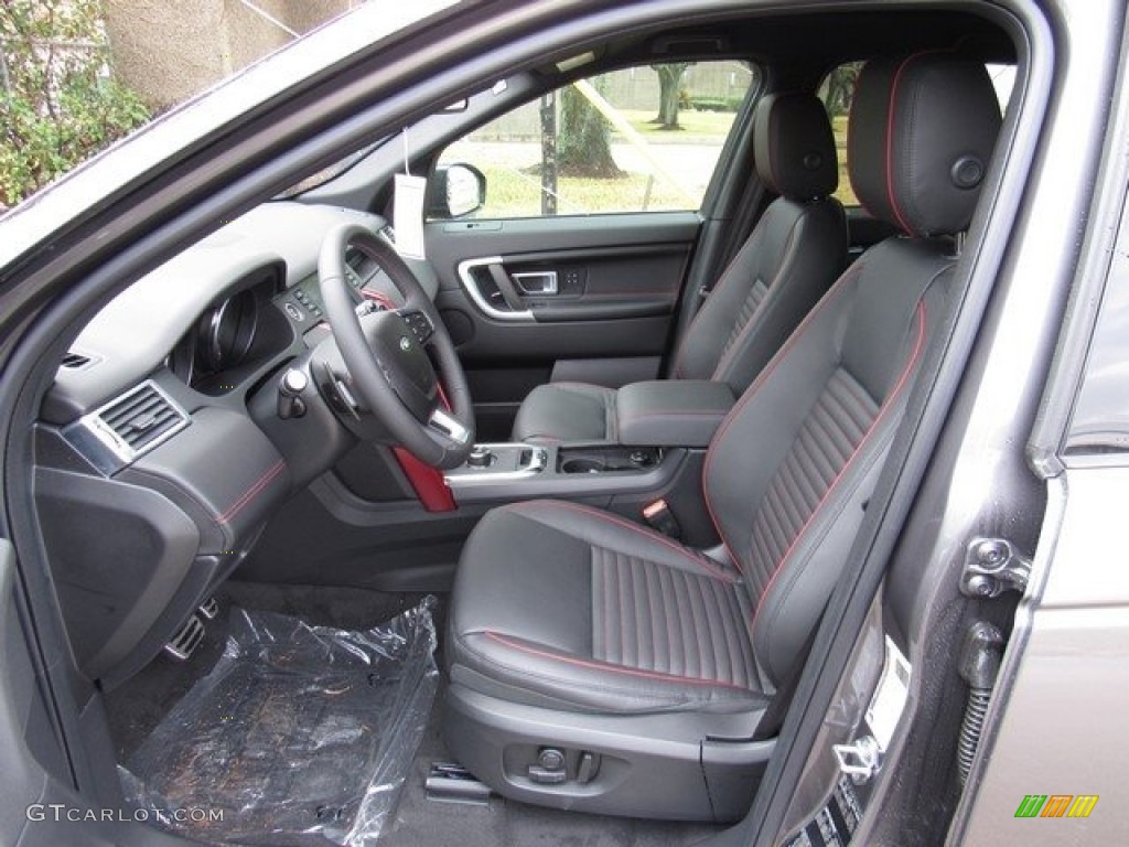 Ebony/Pimento Interior 2018 Land Rover Discovery Sport HSE Photo #125384532