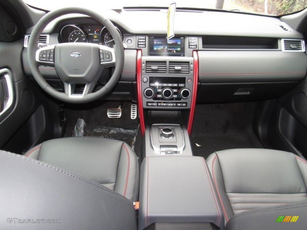 2018 Land Rover Discovery Sport HSE Ebony/Pimento Dashboard Photo #125384547
