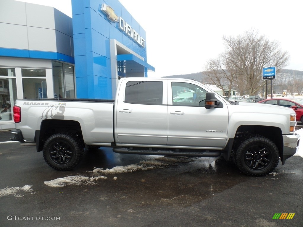 2018 Silverado 2500HD LT Crew Cab 4x4 - Silver Ice Metallic / Jet Black photo #1