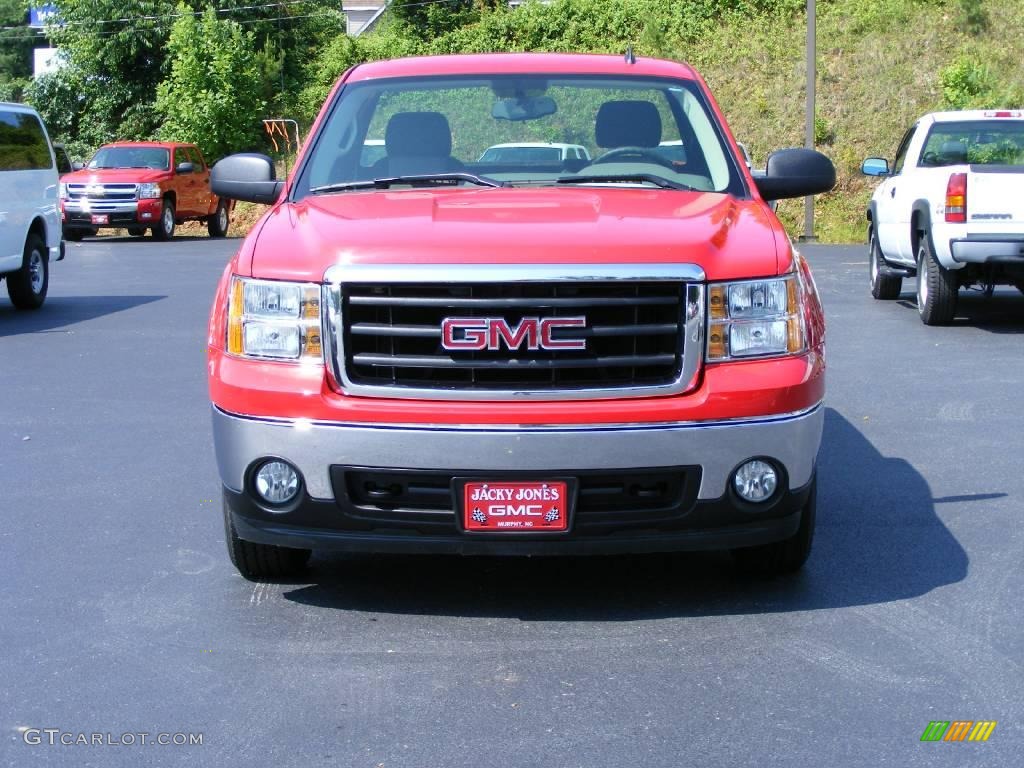 2008 Sierra 1500 Regular Cab - Fire Red / Dark Titanium photo #3