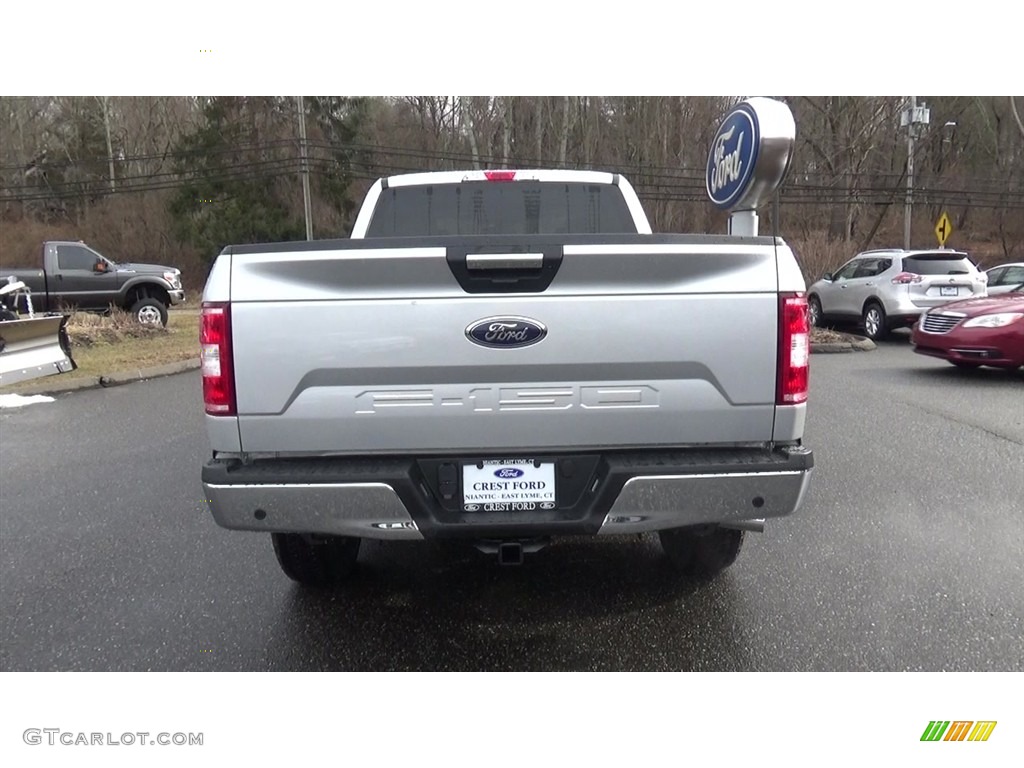 2018 F150 XLT SuperCab 4x4 - Ingot Silver / Earth Gray photo #6