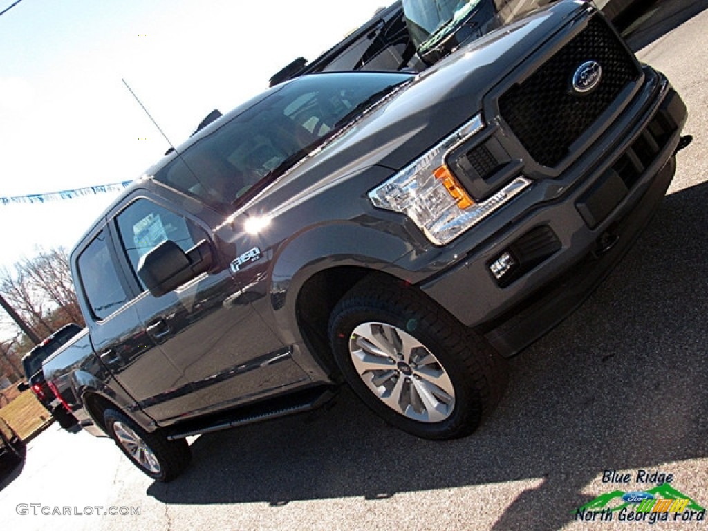 2018 F150 STX SuperCrew 4x4 - Lead Foot / Earth Gray photo #30