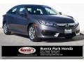 Sonic Gray Pearl - Civic LX Sedan Photo No. 1