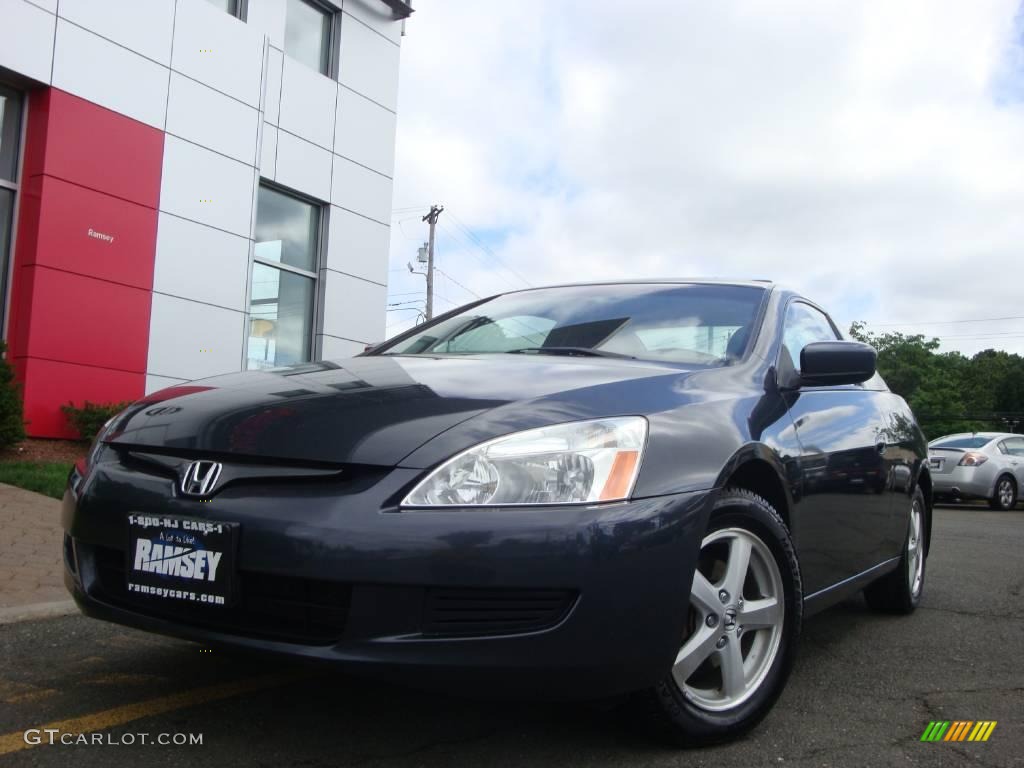 2003 Accord EX-L Coupe - Graphite Pearl / Black photo #3