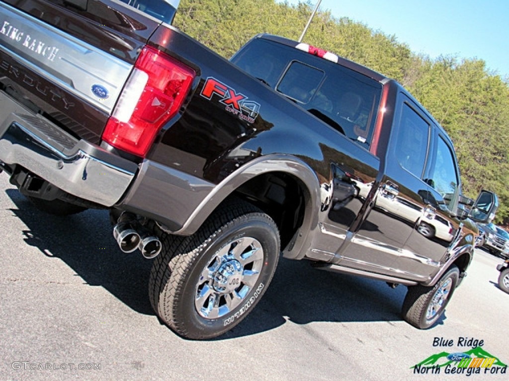 2018 F250 Super Duty King Ranch Crew Cab 4x4 - Magma Red / King Ranch Kingsville Java photo #38