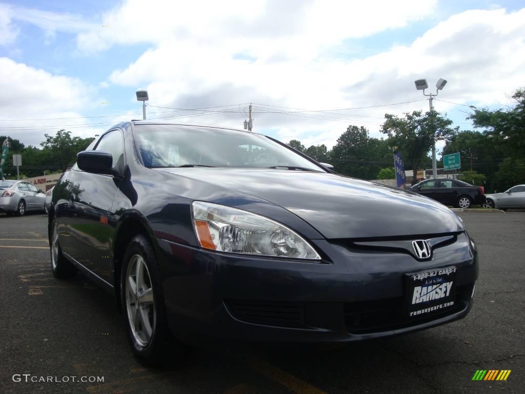 2003 Accord EX-L Coupe - Graphite Pearl / Black photo #12