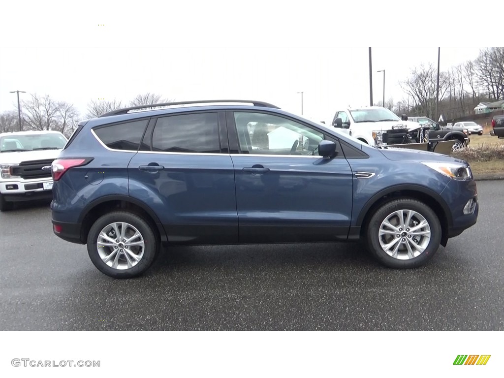 2018 Escape SE 4WD - Blue Metallic / Charcoal Black photo #8