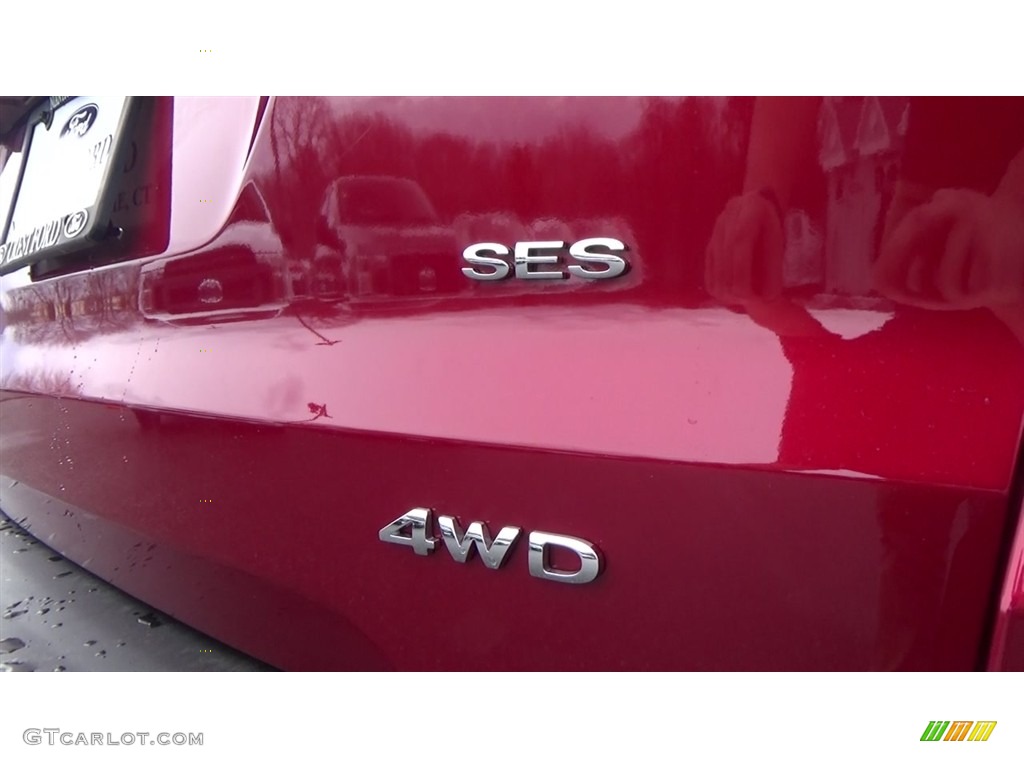 2018 EcoSport SES 4WD - Ruby Red / Ebony Black/Copper photo #9