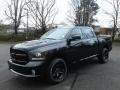 2018 Brilliant Black Crystal Pearl Ram 1500 Night Crew Cab 4x4  photo #2