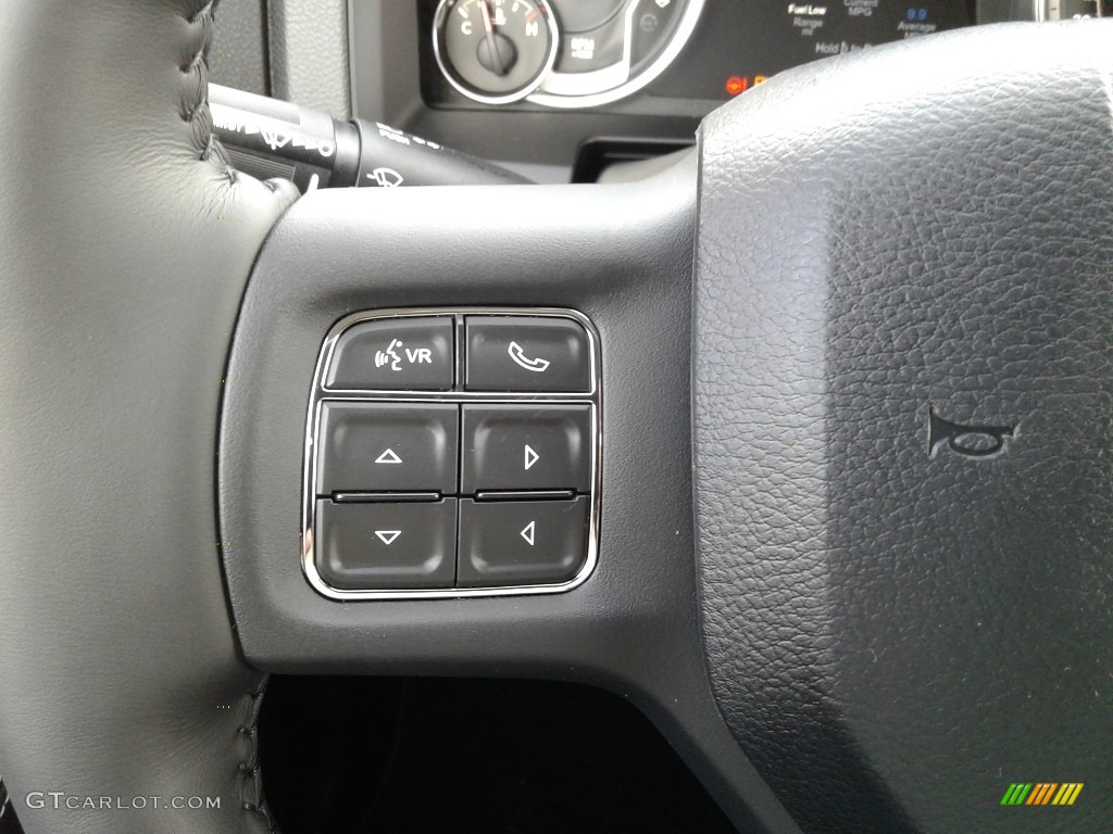 2018 1500 Night Crew Cab 4x4 - Brilliant Black Crystal Pearl / Black photo #16