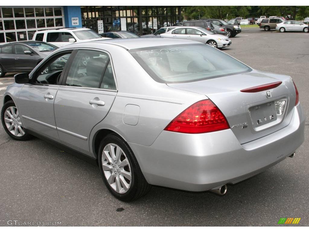 2006 Accord LX V6 Sedan - Alabaster Silver Metallic / Gray photo #8