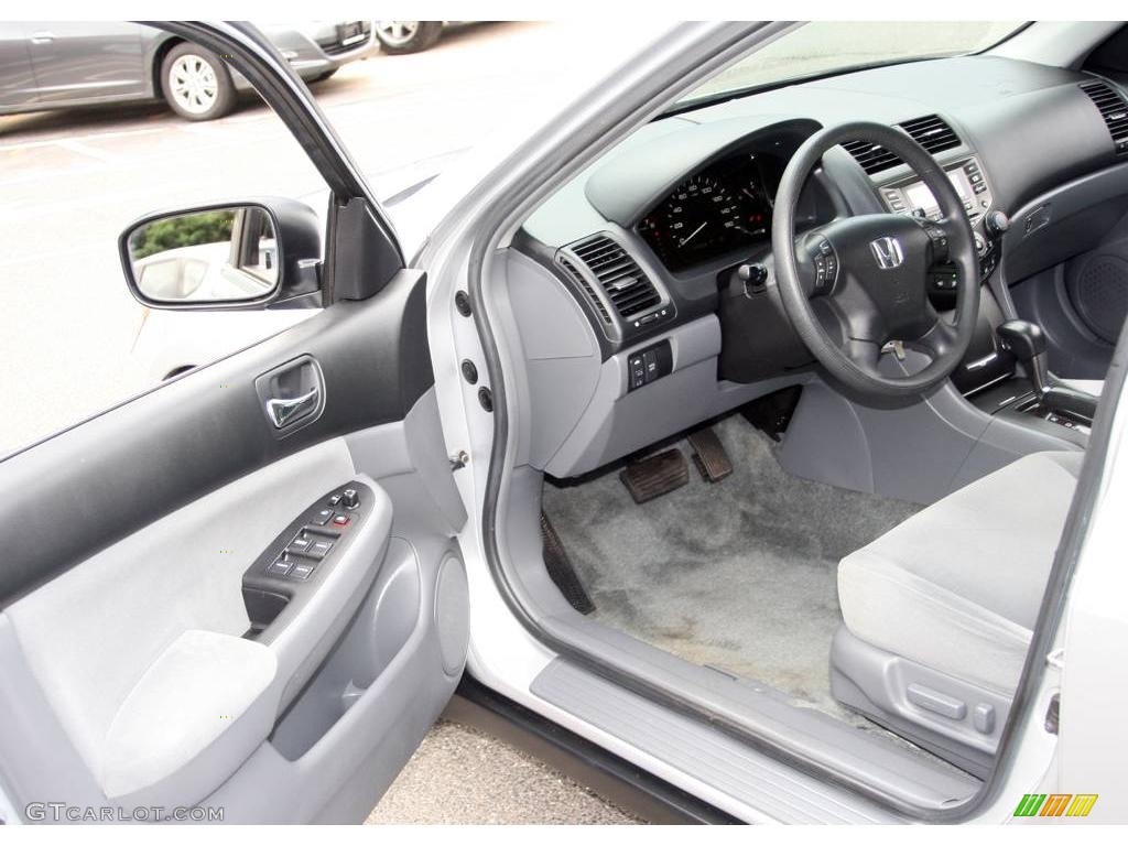 2006 Accord LX V6 Sedan - Alabaster Silver Metallic / Gray photo #10