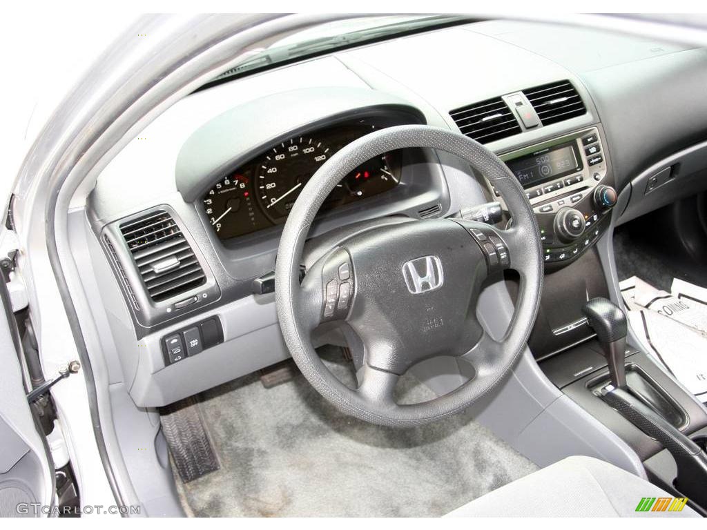 2006 Accord LX V6 Sedan - Alabaster Silver Metallic / Gray photo #11