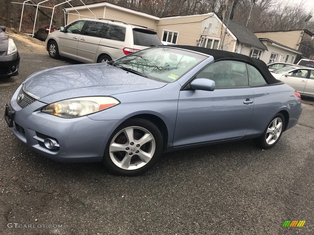 2007 Solara SLE V6 Convertible - Blue Streak Metallic / Dark Stone photo #1