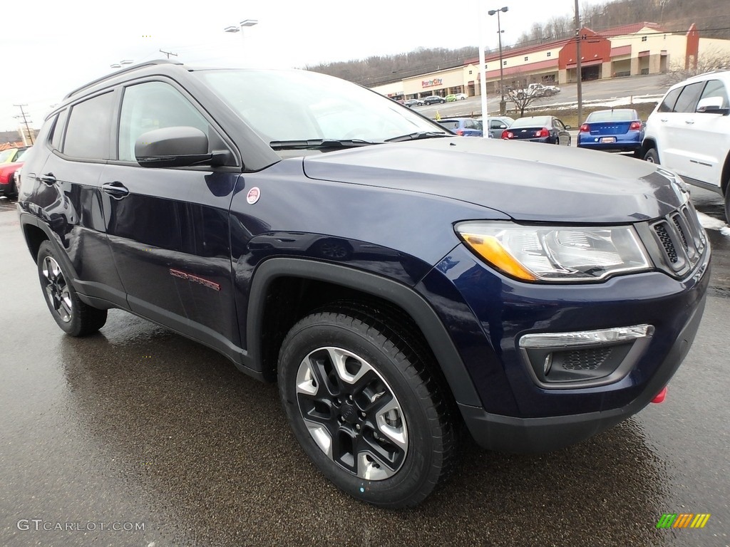 Jazz Blue Pearl 2018 Jeep Compass Trailhawk 4x4 Exterior Photo #125393496