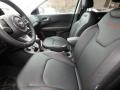2018 Jeep Compass Black/Ruby Red Interior Front Seat Photo