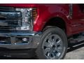 2018 Ruby Red Ford F250 Super Duty Lariat Crew Cab 4x4  photo #16