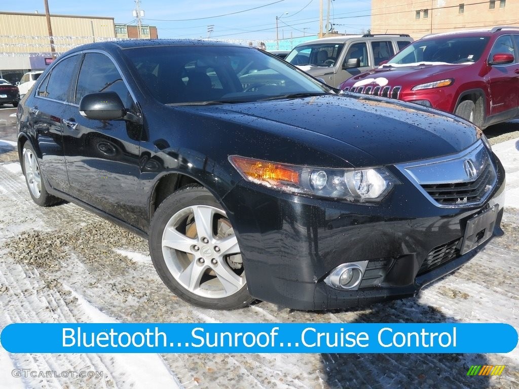 2013 TSX Technology - Crystal Black Pearl / Ebony photo #1