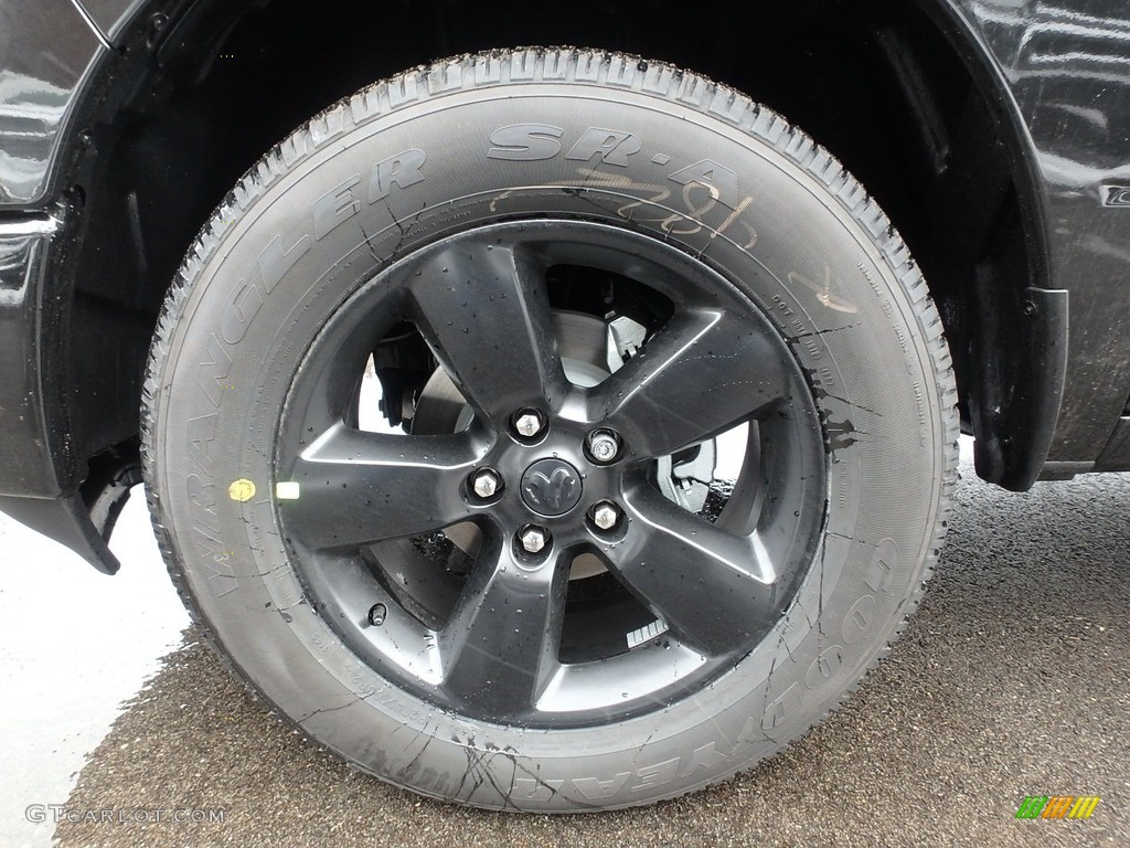 2018 1500 Big Horn Crew Cab 4x4 - Brilliant Black Crystal Pearl / Black/Diesel Gray photo #10