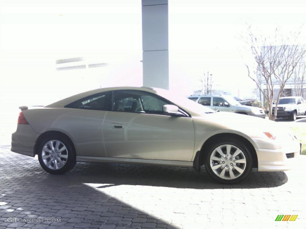 2006 Accord EX V6 Coupe - Desert Mist Metallic / Ivory photo #4