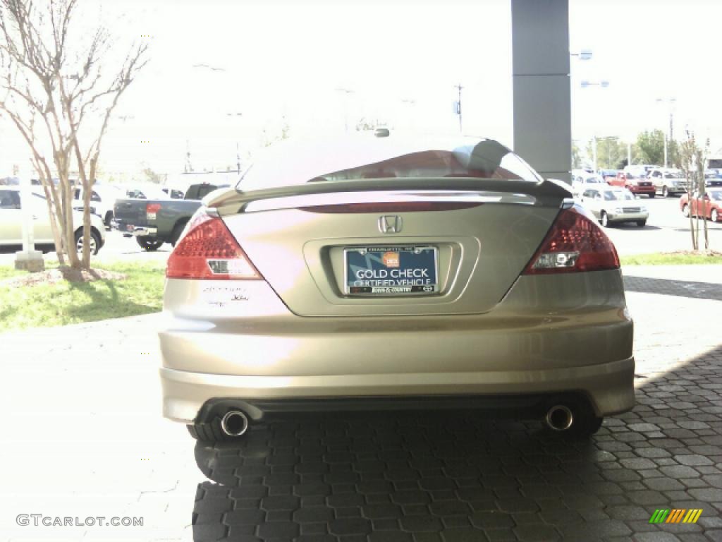 2006 Accord EX V6 Coupe - Desert Mist Metallic / Ivory photo #5