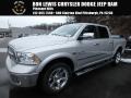2018 Bright Silver Metallic Ram 1500 Laramie Crew Cab 4x4  photo #1