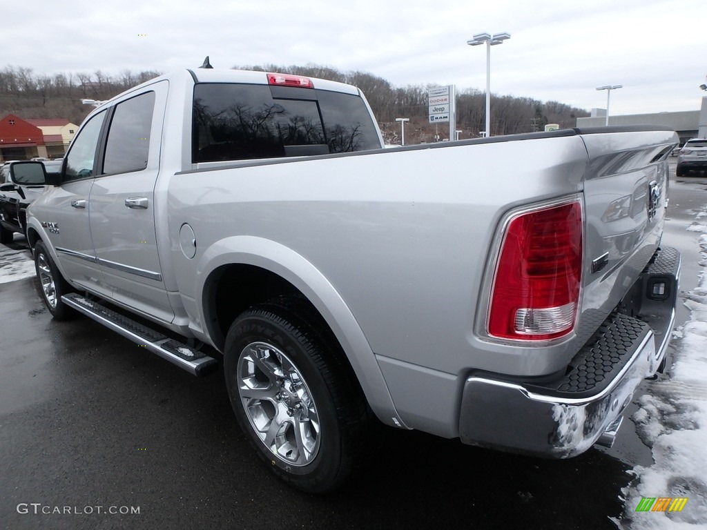 2018 1500 Laramie Crew Cab 4x4 - Bright Silver Metallic / Black photo #3