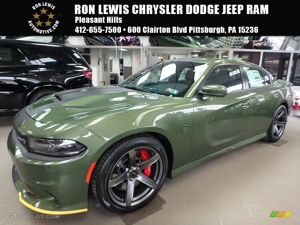 2018 Charger SRT Hellcat - F8 Green / Black photo #1