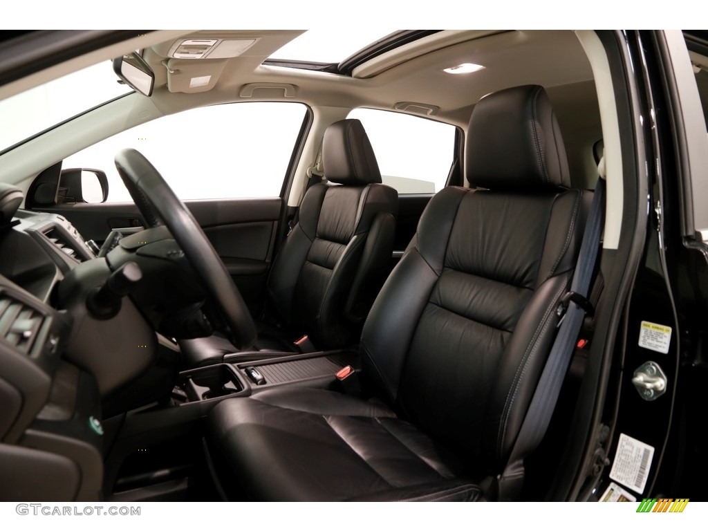 2014 CR-V EX-L AWD - Crystal Black Pearl / Black photo #6