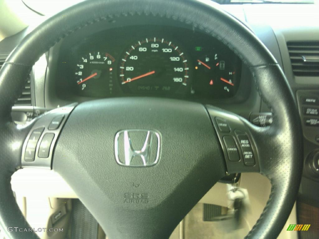 2006 Accord EX V6 Coupe - Desert Mist Metallic / Ivory photo #11