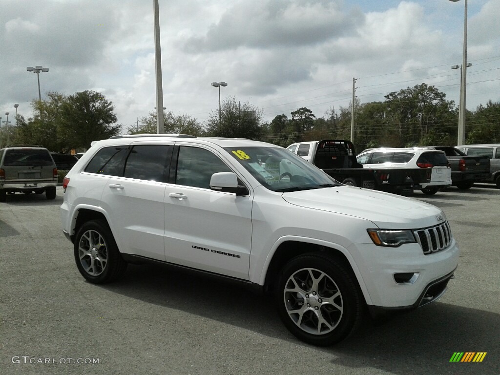 2018 Grand Cherokee Sterling Edition - Bright White / Black/Light Gray photo #7