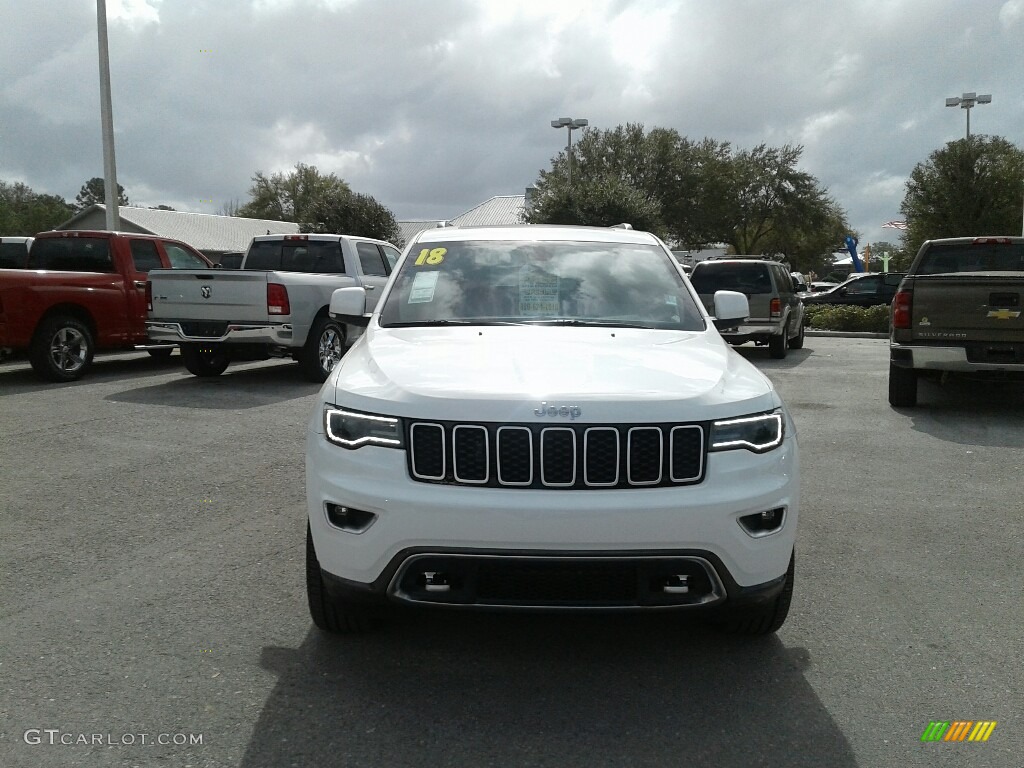 2018 Grand Cherokee Sterling Edition - Bright White / Black/Light Gray photo #8