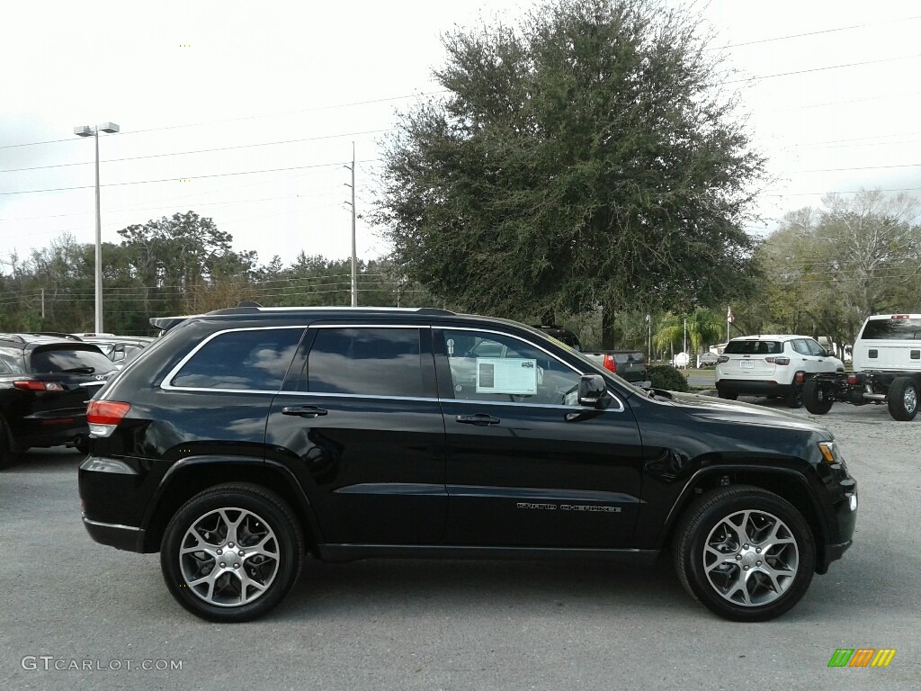 Diamond Black Crystal Pearl 2018 Jeep Grand Cherokee Sterling Edition Exterior Photo #125400783