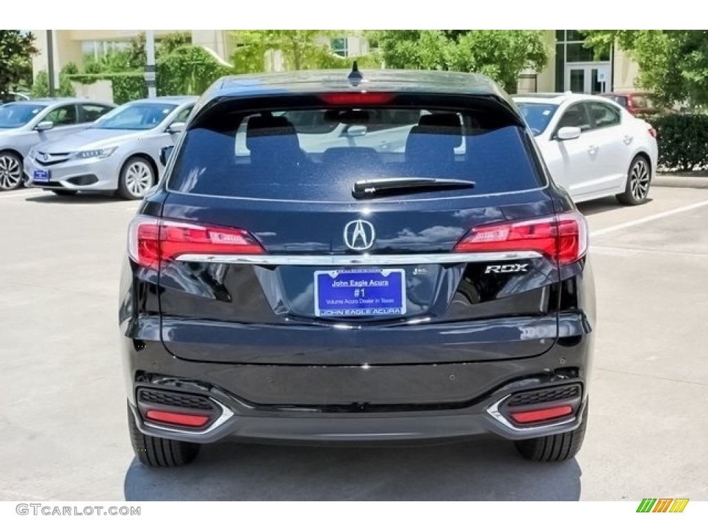 2018 RDX FWD Advance - Crystal Black Pearl / Ebony photo #6