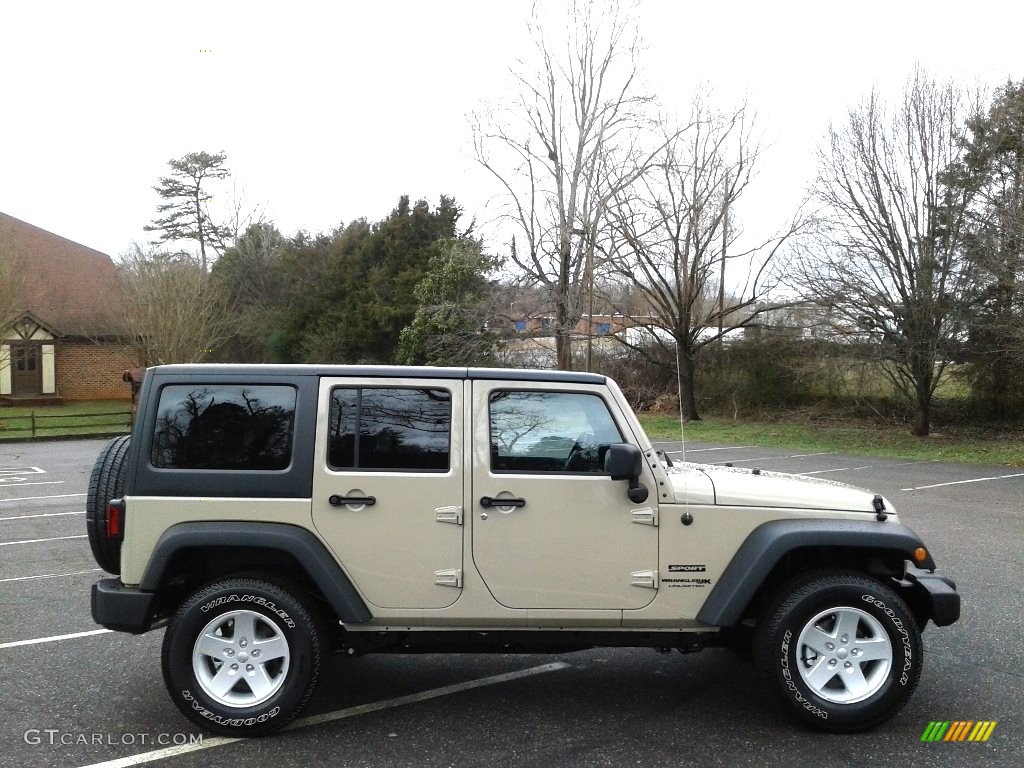 2018 Wrangler Unlimited Sport 4x4 - Gobi / Black photo #5