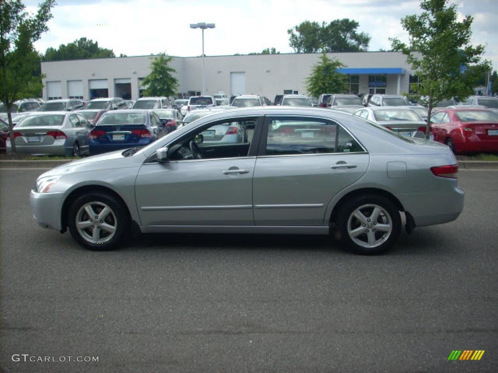 2003 Accord EX Sedan - Satin Silver Metallic / Black photo #4