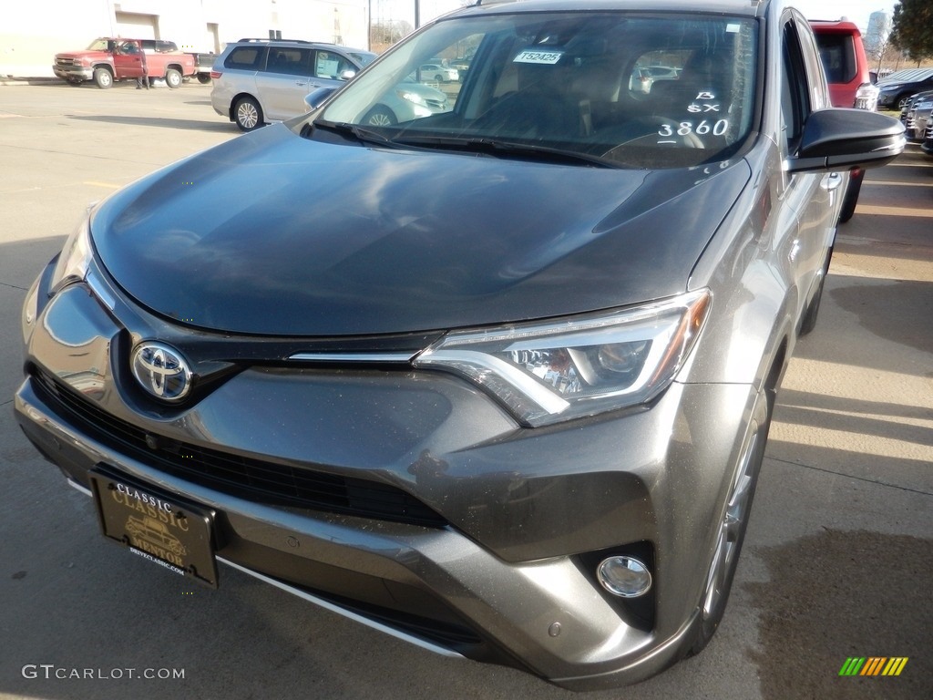 2018 RAV4 Limited AWD Hybrid - Magnetic Gray Metallic / Black photo #1
