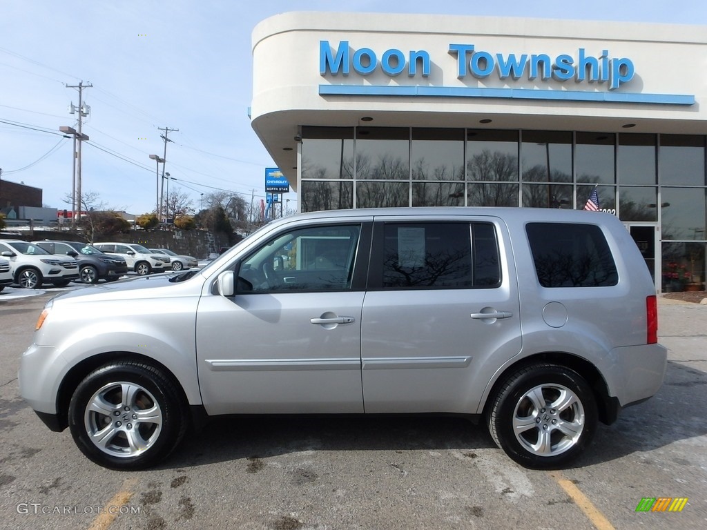 2015 Pilot EX-L 4WD - Alabaster Silver Metallic / Black photo #2